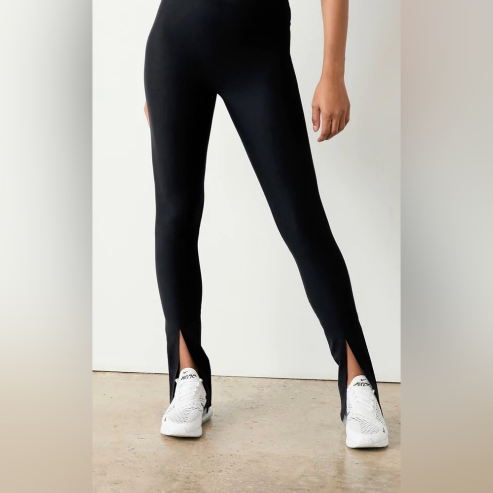 sincerely jules for bandier slit leggings - euc